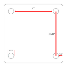 Weldable Steel Base Plate - 1/2 Inch Hot Rolled A36 - Made in USA