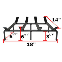 18 Inch Heavy Duty Tapered Fireplace Grate