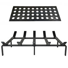 24 Inch Heavy Duty Tapered Fireplace Grate