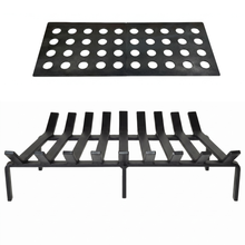 24 Inch Heavy Duty Tapered Fireplace Grate