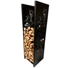 Super Duty Tower Log Rack (Skulls & Roses, 48 Inch)