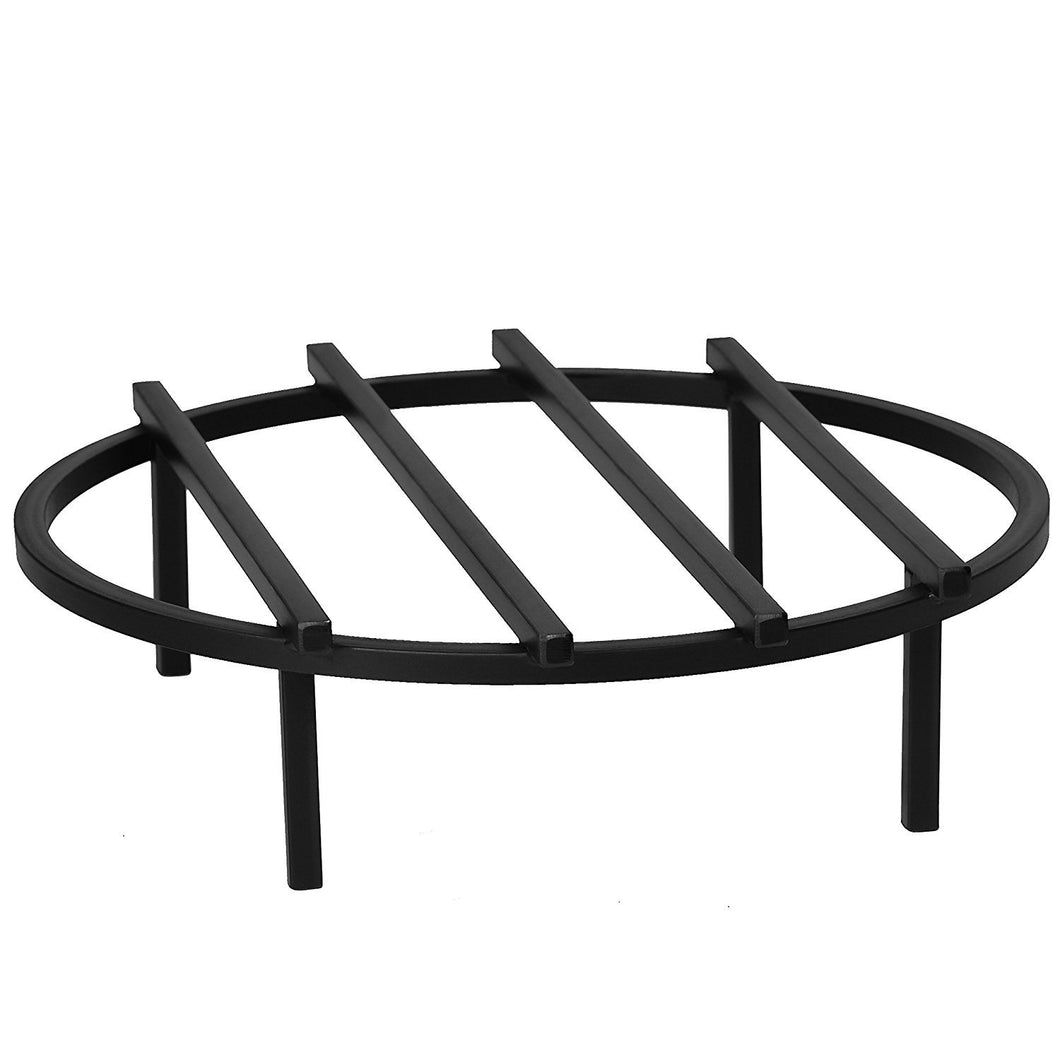 18 inch classic fire pit grate, black